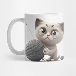 Big eyes cat Mug